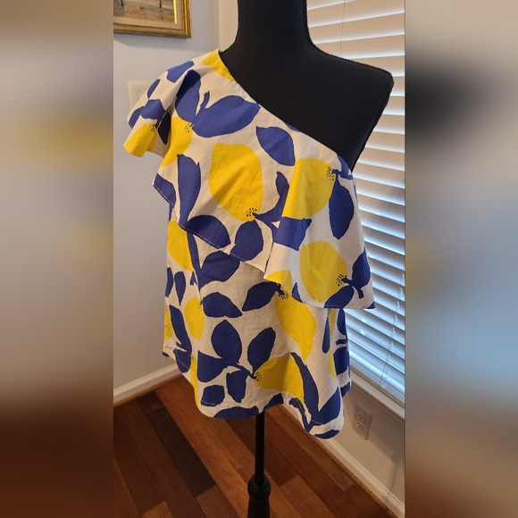 LOFT Tops - Ann Taylor Loft one shoulder summer top